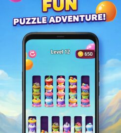 Cupcake Mania – Addictive Sort Puzzle Game